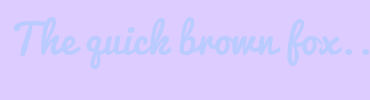 Image with Font Color BACBFF and Background Color DDCCFF
